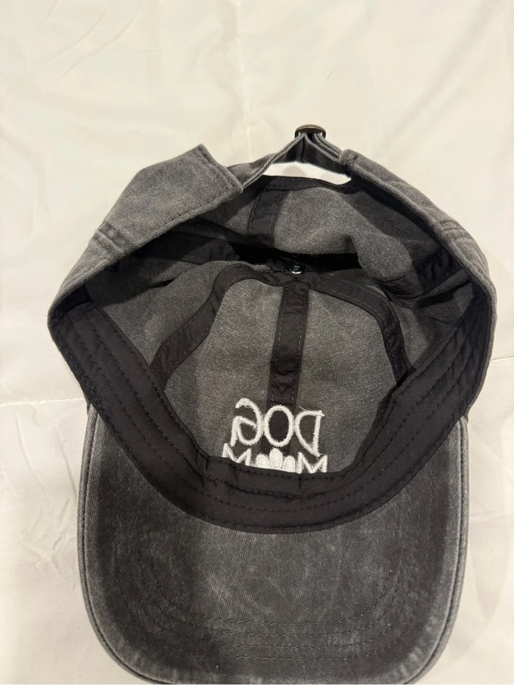 David & Young “Dog Mom” Baseball Hat in Charcoal